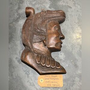 Vintage 1960s Ifuago Tribal Wood Wall Carving